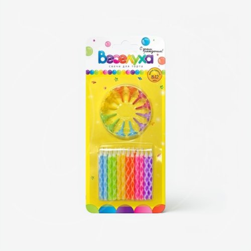 Свечи декоративные "Ромбики" 6 см 620006.C09	