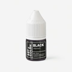 Краситель пищевой гелевый водорастворимый Art Color "Pro Чёрный" 12 мл 